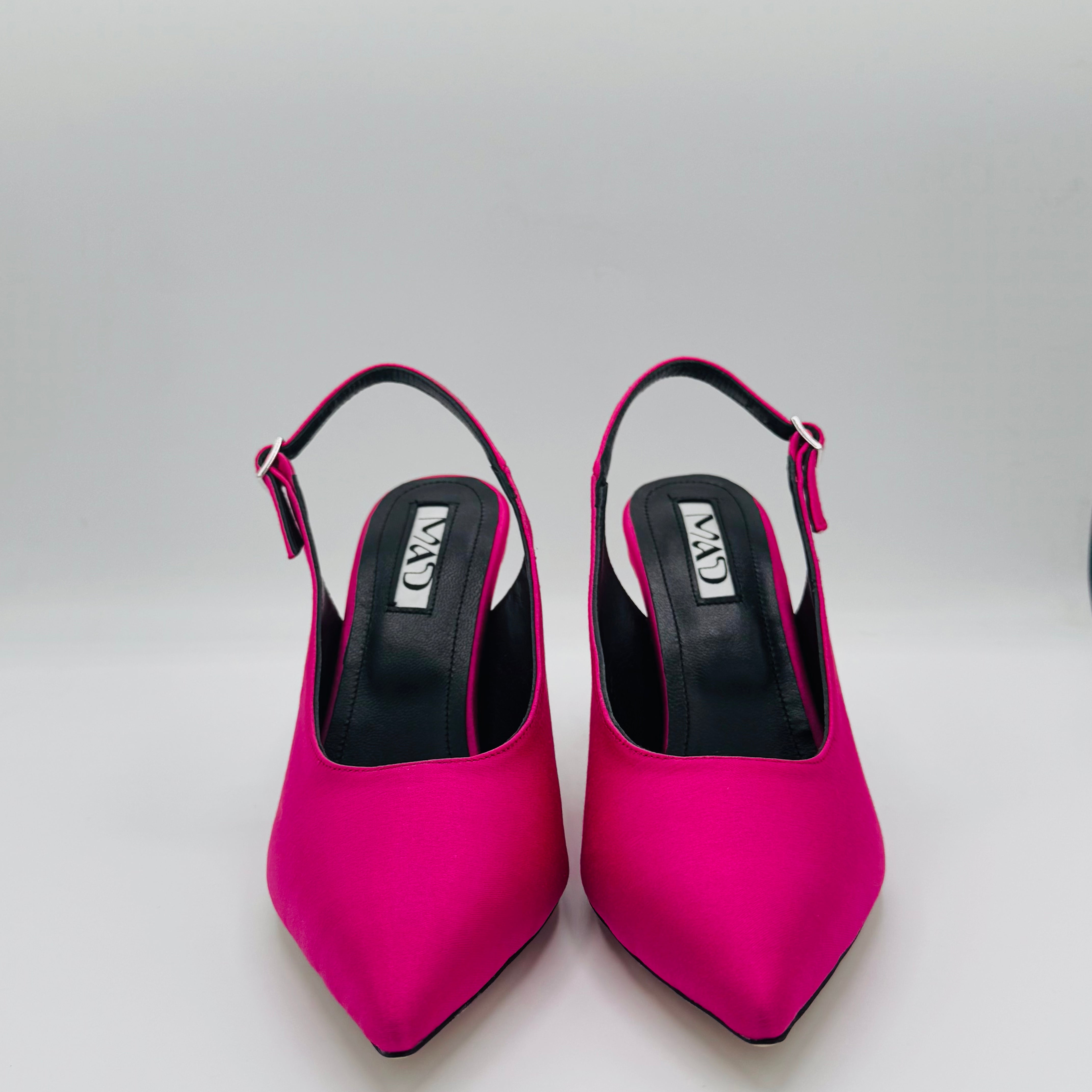 YOKO Slingback Fuchsia Satin