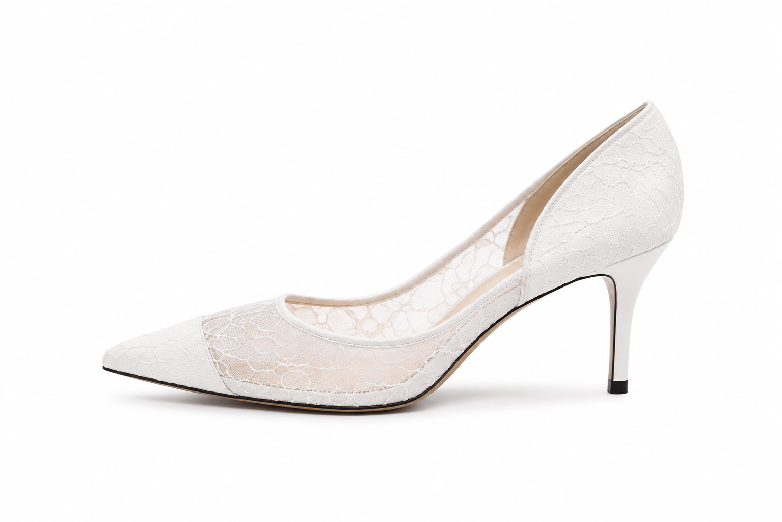 Bridal stiletto in lace