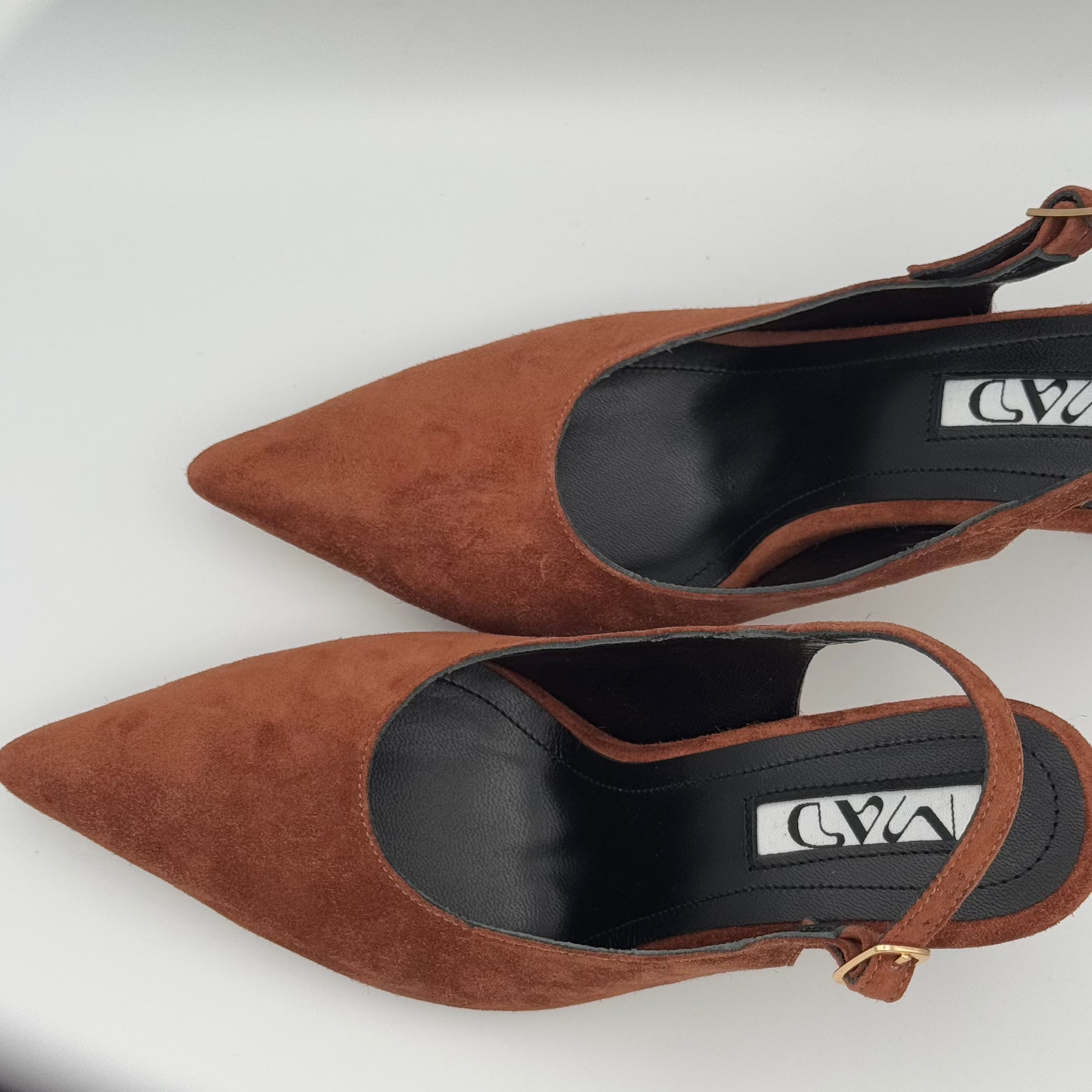 Brown Suede Slingbacks 4