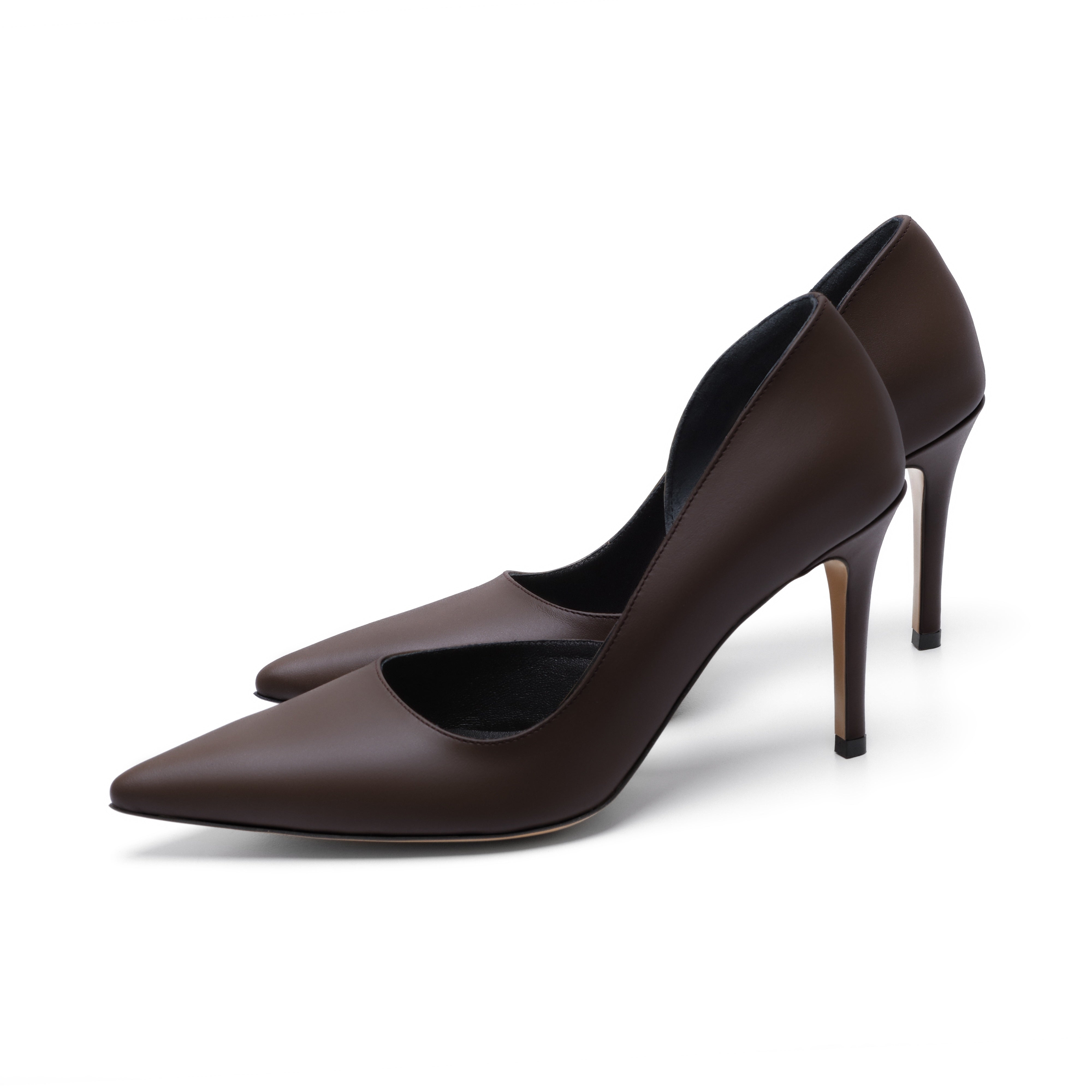 The Not so Mad 7cm in Chocolate Leather