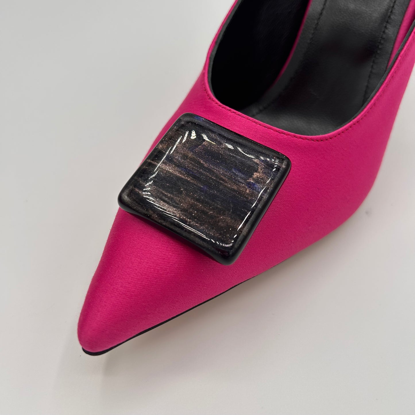 YOKO Slingback Fuchsia Satin Stellar1