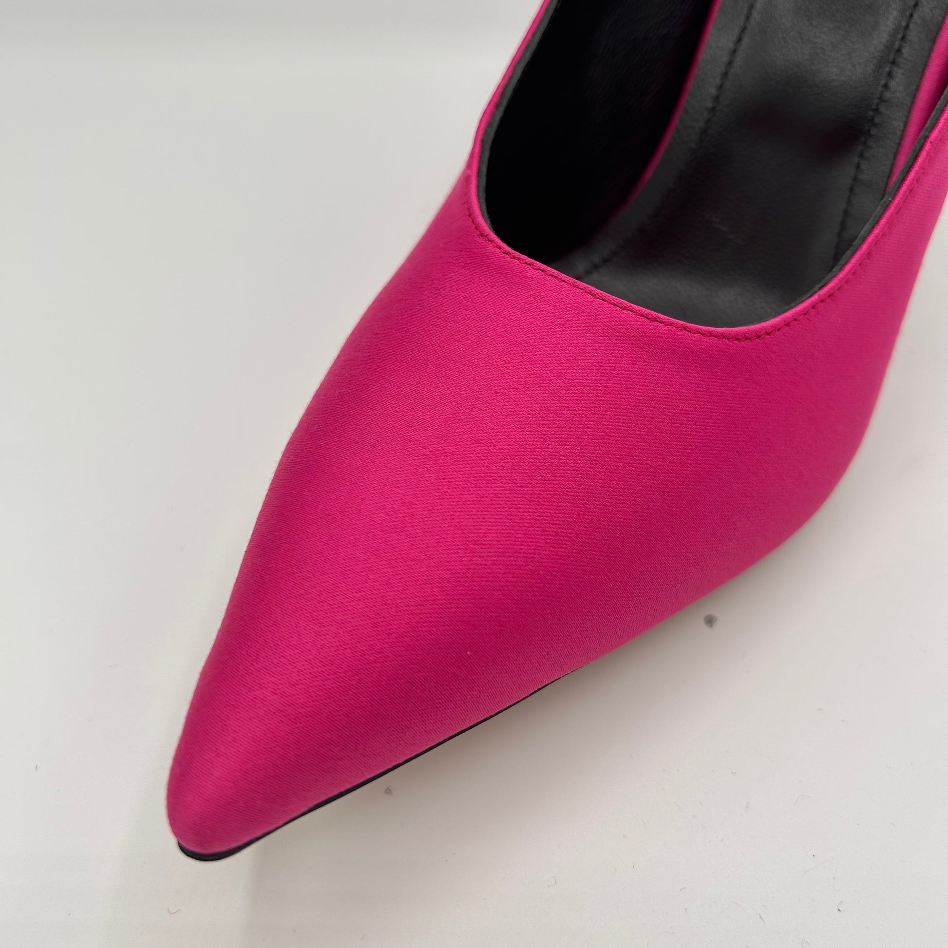 YOKO Slingback Fuchsia Satin Mad Shoes