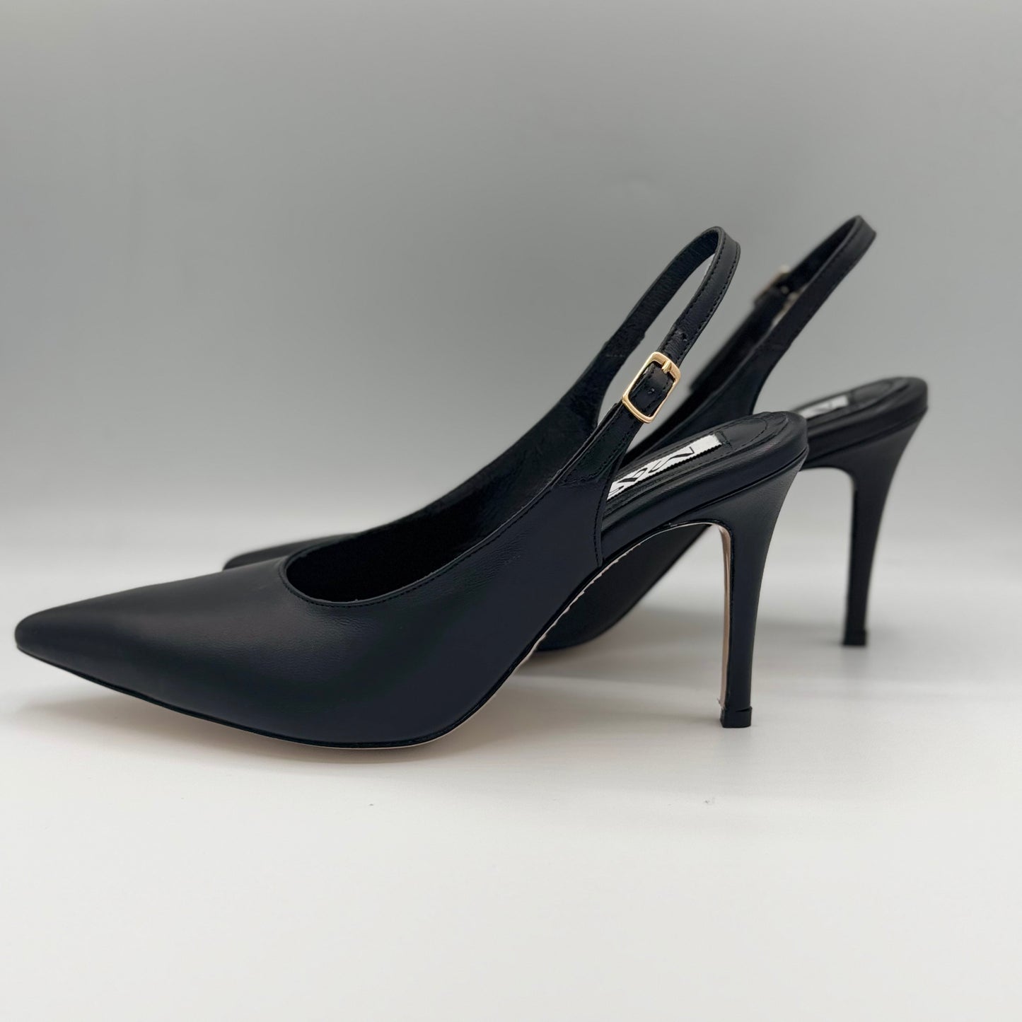 YOKO Slingback Leather Black2