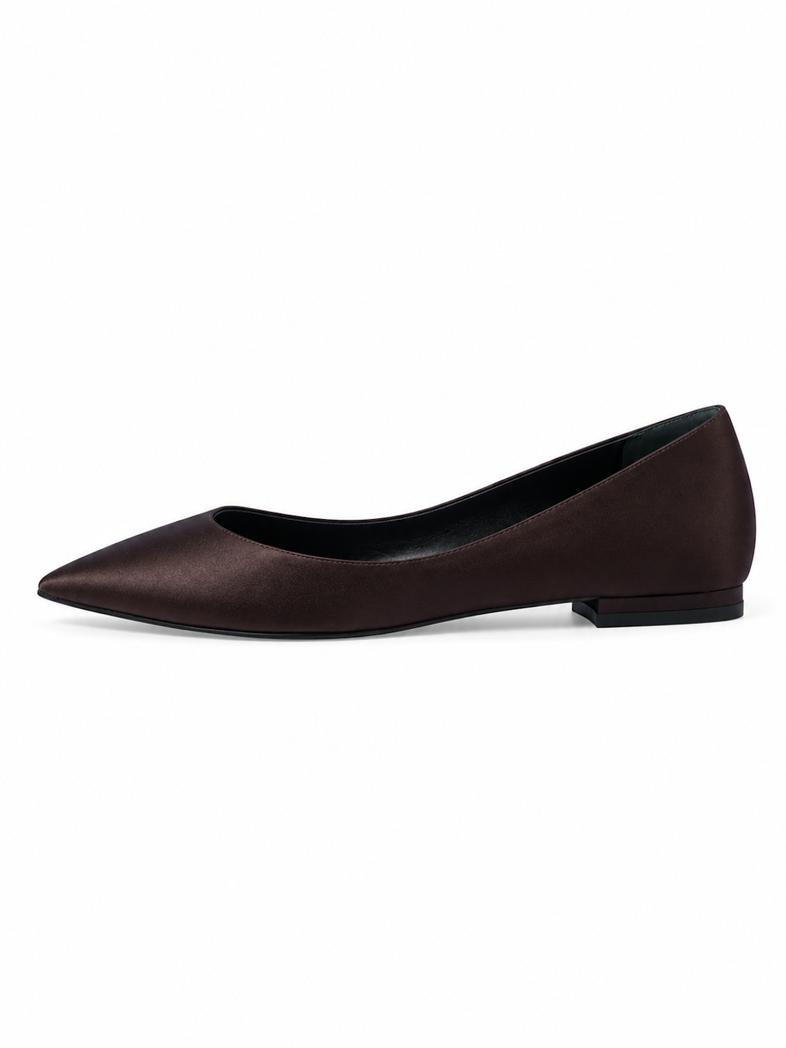 GEORGIA Ballerina Dark Chocolate Satin