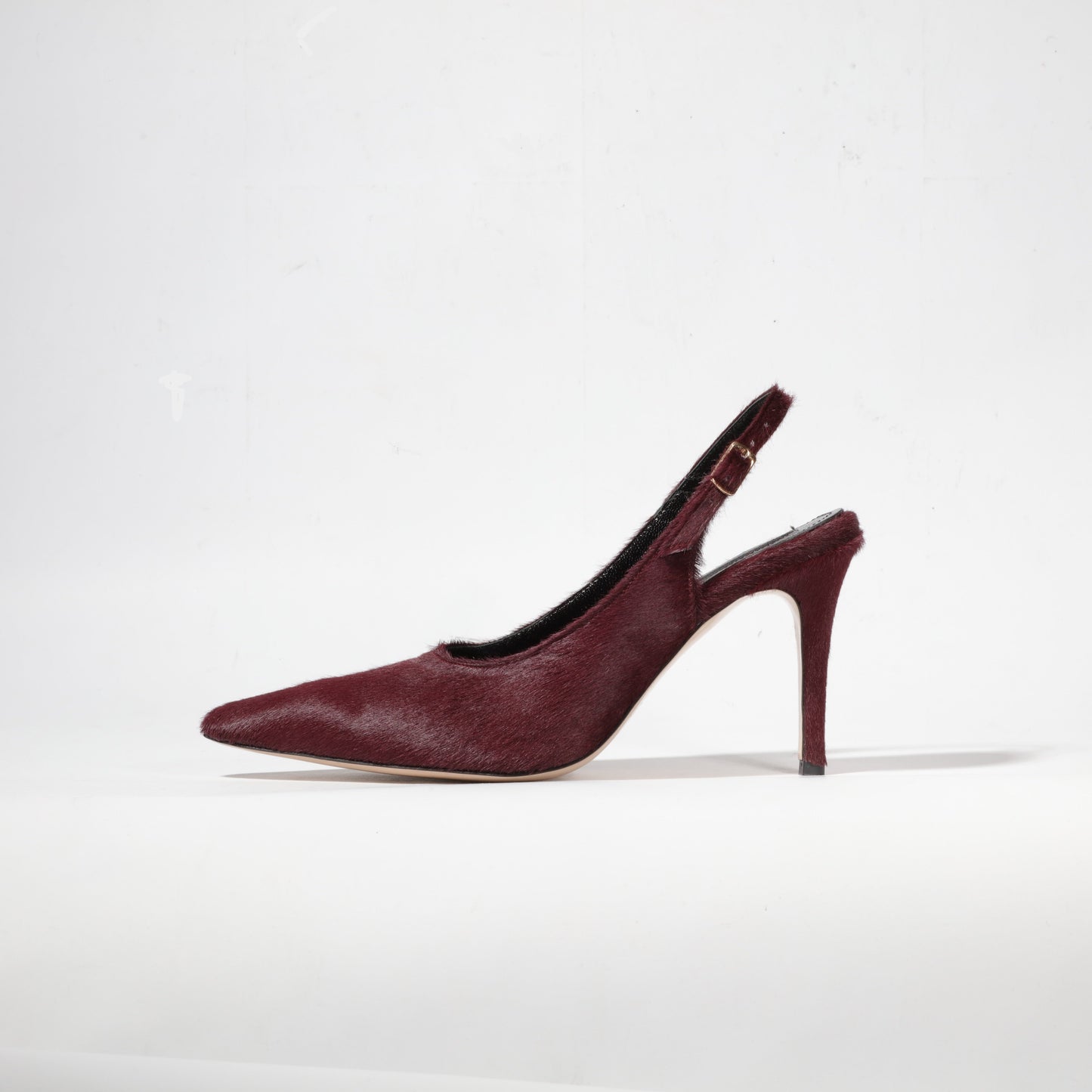 merlot slingback stiletto pony leather